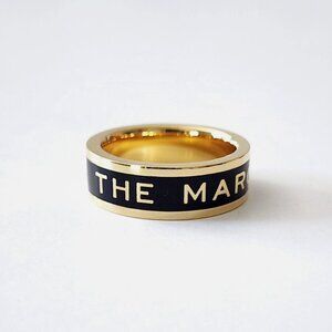 The Marc Jacobs Enamel Ring 8 _ gold